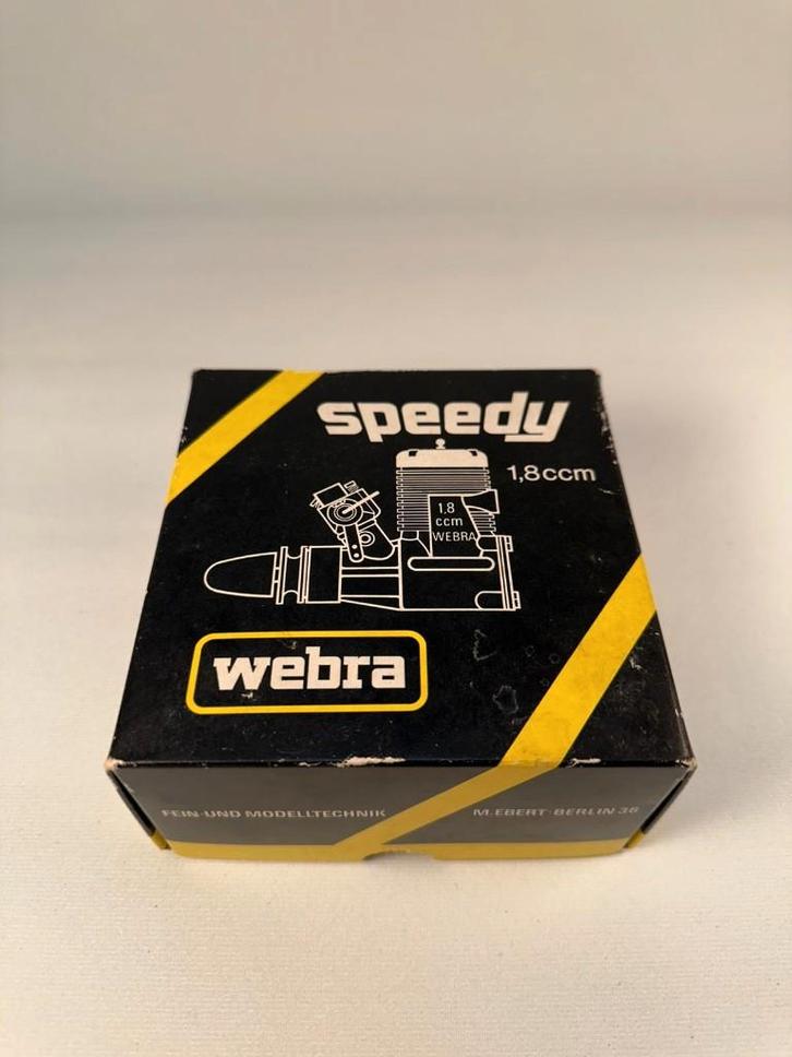 Webra Speedy 1.8cc Model Motor – Compleet Set met Demper, Hobby en Vrije tijd, Modelbouw | Radiografisch | Vliegtuigen, Nieuw