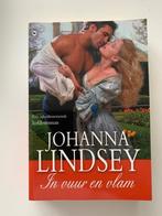 In vuur en vlam, Johanna Lindsey, in perfecte staat, Boeken, Ophalen of Verzenden, Gelezen