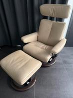 Relax zetel en poef Stressless, Huis en Inrichting, Ophalen, Leer