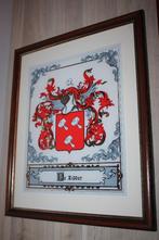 Originele oude glasgravure , certificaat , "De Ridder", Enlèvement ou Envoi