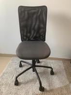 chaise de bureau en tissu gri en bon état, Maison & Meubles, Chaises de bureau, Chaise de bureau, Utilisé, Gris