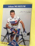 Wk wielerkaart 1997 team mapei johan museeuw signe, Sport en Fitness, Verzenden, Zo goed als nieuw