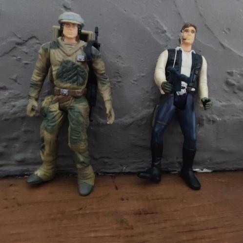 Star Wars moderne Han Solo & Endor Soldier 1997 Kenner, Collections, Star Wars, Utilisé, Figurine, Enlèvement ou Envoi