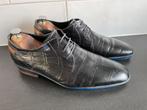 Floris van Bommel herenschoenen maat 7.5 / 41.5 H, Kleding | Heren, Schoenen, Zwart, Floris van Bommel, Ophalen of Verzenden, Zo goed als nieuw