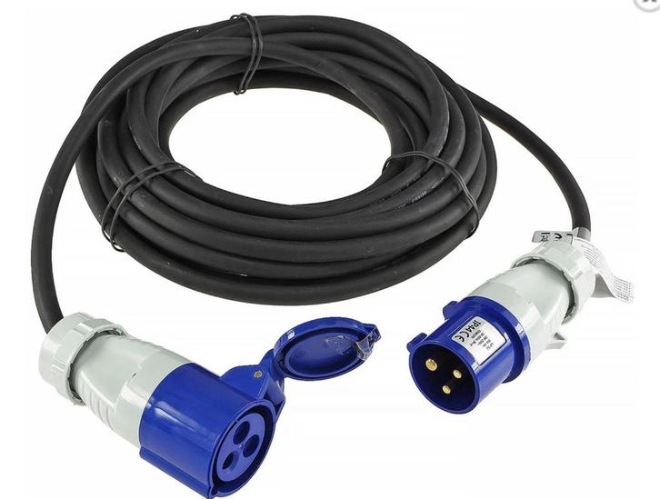 CEE verlengkabel 10m H07RNF 3G2.5 kamperen, caravanvakanties, Caravans en Kamperen, Kampeeraccessoires, Nieuw, Ophalen of Verzenden