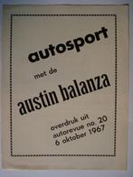 Austin 1800 Balanza 1967 Brochure Catalogue Prospekt, Boeken, Gelezen, Overige merken, Verzenden