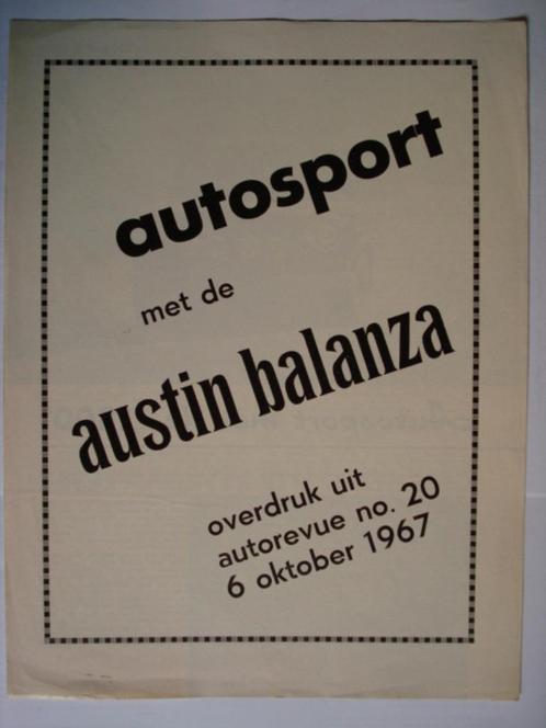 Austin 1800 Balanza 1967 Brochure Catalogue Prospekt, Boeken, Auto's | Folders en Tijdschriften, Gelezen, Overige merken, Verzenden