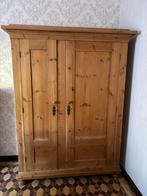 Grenen kleerkast, Huis en Inrichting, Kasten | Kleerkasten, Ophalen, Met deur(en), 100 tot 150 cm, 25 tot 50 cm