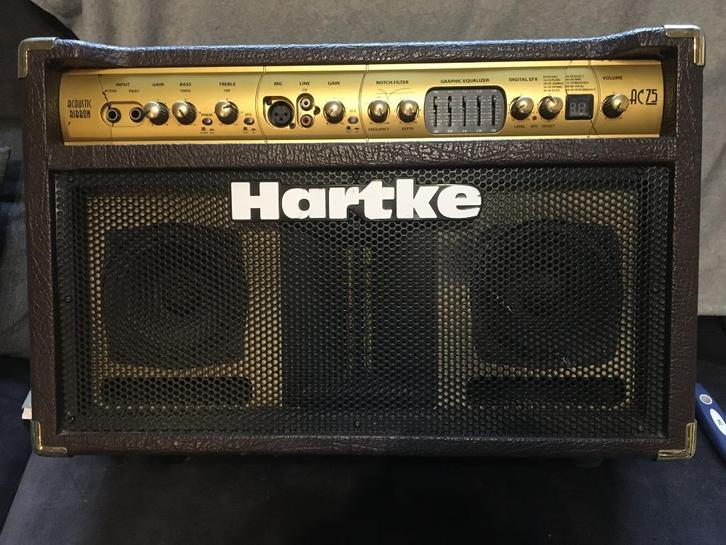 Ruban acoustique Hartke AC75, Musique & Instruments, Amplis | Basse & Guitare, Utilisé, Guitare, 50 à 100 watts, Enlèvement