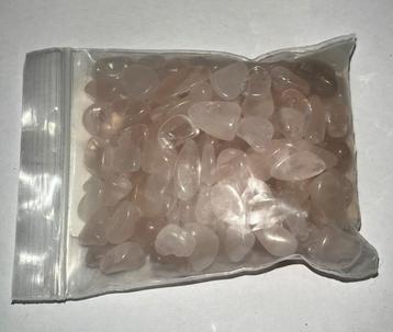 Zakje RozenKwarts - 60gram totaal beschikbaar voor biedingen