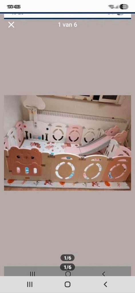 Speelpark voor babys en kids tot 6jaar, Kinderen en Baby's, Kinderkamer | Bedden, Zo goed als nieuw, Ophalen