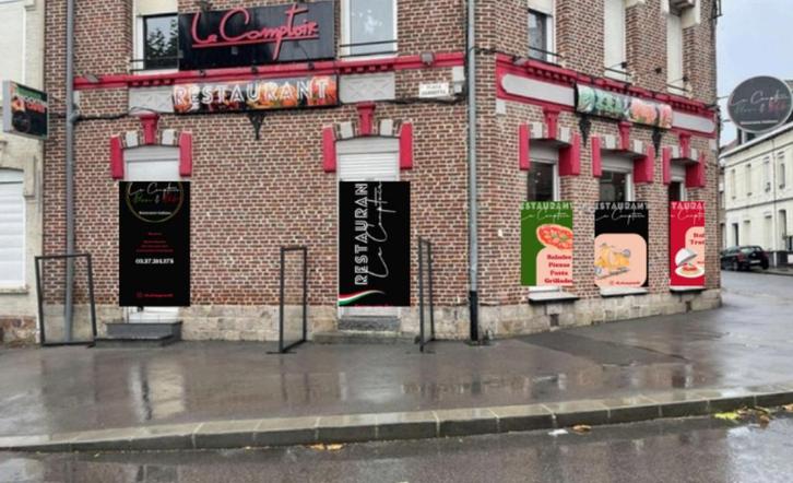 Te overhandigen: Charmant Italiaans restaurant in Denain 59, Immo, Buitenland, Frankrijk, Overige soorten, Stad