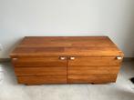 Buffet TV en teck massif 130x51x55 cm, Enlèvement, Comme neuf