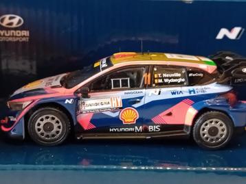 Miniatuur WRC HYUNDAI rallywagen THIERRY NEUVILLE beschikbaar voor biedingen