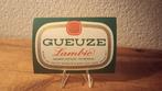 Brasserie bière étiquette Gueuze Lambic Cantillon #1, Collections, Marques de bière, Comme neuf, Autres marques, Autres types
