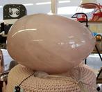 J-line roze glazen ovale „dany” kiezellamp, Ophalen of Verzenden, Nieuw, Glas, Minder dan 50 cm