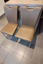 6 stoelen, Huis en Inrichting, Stoelen, Ophalen, Gebruikt, Bruin, Vijf, Zes of meer stoelen