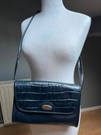 Vintage handtas, Ophalen of Verzenden, Zo goed als nieuw, Blauw, Schoudertasje