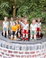 Oude tuinbeelden - Voetballers ex Minigolf, Verzamelen, Automaten | Overige, Ophalen, Gebruikt