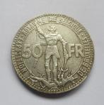 België 50 frank 1935 Wereldtentoonstelling FRANS, Ophalen of Verzenden, België, Zilver