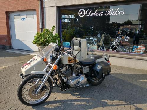 Harley XLH883 sidecar velorex 562- 1993- 14908 km, Motoren, Motoren | Harley-Davidson, Bedrijf, Chopper, meer dan 35 kW, 2 cilinders