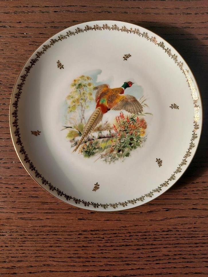 Vintage Limoges France porseleinen bord, Antiek en Kunst, Antiek | Servies los, Ophalen of Verzenden