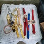 Lot 10 nieuwe uurwerken, Handtassen en Accessoires, Horloges | Dames, Ophalen, Zo goed als nieuw