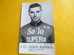 wielerkaart  1964  team solo rik van looy, Comme neuf, Envoi