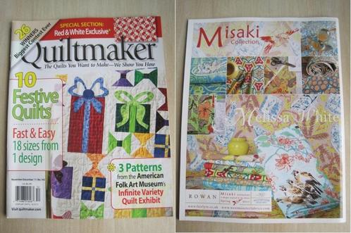 1139 - Quiltmaker Nov./Dec. '11 No. 142, Boeken, Hobby en Vrije tijd, Zo goed als nieuw, Borduren en Naaien, Verzenden