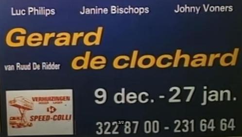 GEZOCHT: Gérard De Clochard (Echt Antwaarps Teater) VHS/DVD, Cd's en Dvd's, VHS | Film, Zo goed als nieuw, Ophalen