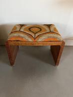 vintage stoel - bank - kruk - voetenbank, Rectangulaire, 50 à 75 cm, Bois, Vintage