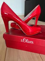 Escarpins vernis rouges à plateau, Vêtements | Femmes, Chaussures, Escarpins, Rouge, S. Oliver, Neuf