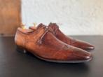 Santoni herenschoenen 8 (42 / 43) tricolor leer derby brogue, Kleding | Heren, Schoenen, Ophalen of Verzenden, Zo goed als nieuw