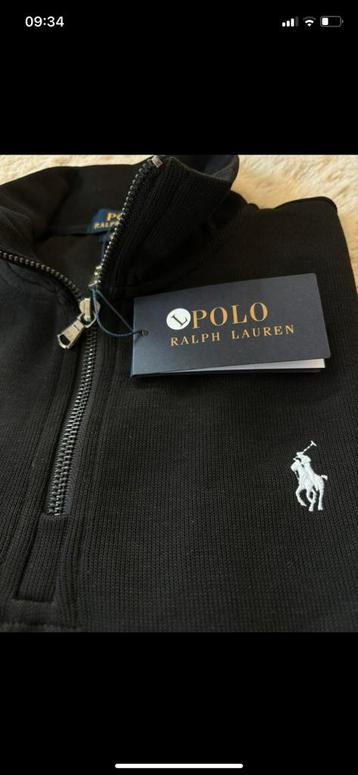 Ralph lauren quarter zip trui zwart nieuw  beschikbaar voor biedingen