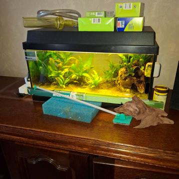 Aquarium 60 liter., Ophalen, Gebruikt