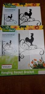 Suspension murale en fer forgé pour plantes NEUF (2x), Ophalen of Verzenden