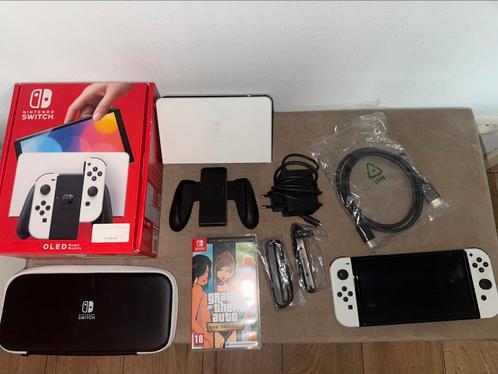 Nintendo Switch Oled, Games en Spelcomputers, Spelcomputers | Nintendo Switch, Zo goed als nieuw, Switch OLED, Ophalen