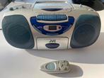 Radio cd cassette speler JVC, Audio, Tv en Foto, Ophalen, Gebruikt, Radio, Met cd-speler