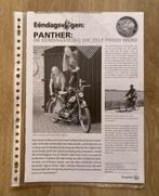 Unieke Map met documentatie  Eendagsvliegen - Panther, Fietsen en Brommers, Handleidingen en Instructieboekjes, Verzenden, Zo goed als nieuw