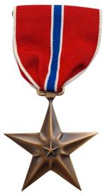 étoile de bronze américaine en excellent état, Envoi