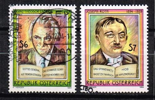 Postzegels uit Oostenrijk - K 4223 - schrijvers, Postzegels en Munten, Postzegels | Europa | Oostenrijk, Gestempeld, Verzenden