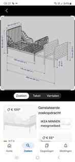 Meegroeibed ikea met 2 matrassen, Huis en Inrichting, Ophalen, Zo goed als nieuw