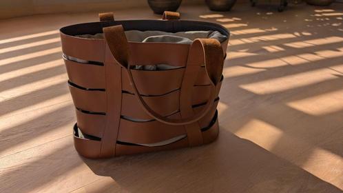 Sundance Bay View Tote Handtas - Cognac Leer - Nieuwstaat!, Handtassen en Accessoires, Tassen | Damestassen, Nieuw, Handtas, Bruin