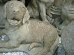 Sculptures de jardin représentant un chien, Enlèvement ou Envoi, Comme neuf, Béton, Animal