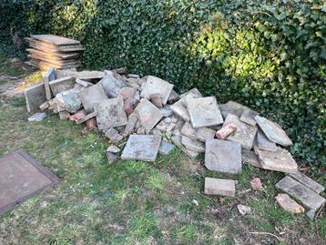 GRATIS terrastegels, Tuin en Terras, Tegels en Klinkers, Ophalen, Terrastegels