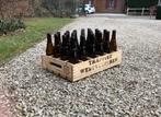 Bière trappiste Westvleteren  cassier bois bouteilles vides, Gebruikt, Flesje(s)