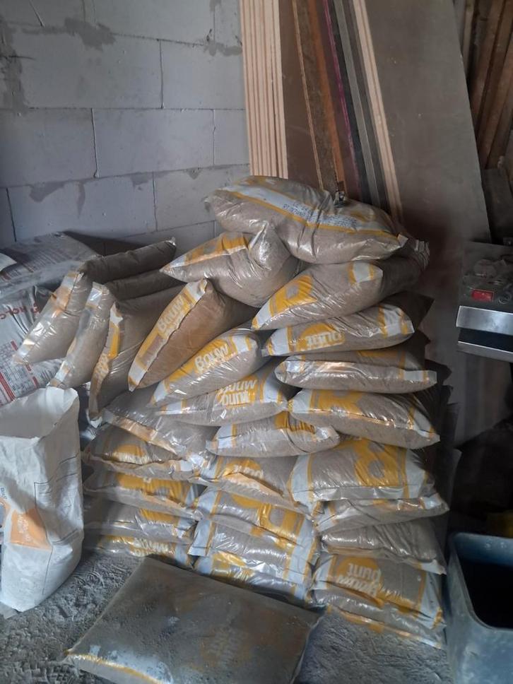 Rijzand 25 kg en big mat zand en cement holcim vl, Tuin en Terras, Zand, Ophalen