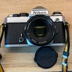 Nikon FE, Nikkor 50mm f1.8* zo goed als nieuw, Ophalen of Verzenden, Zo goed als nieuw, Spiegelreflex, Nikon