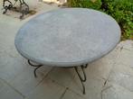 Tuintafel blauwe steen, Ophalen, Rond