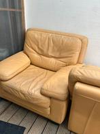 Leren zetel set, Ophalen, Gebruikt, Leer